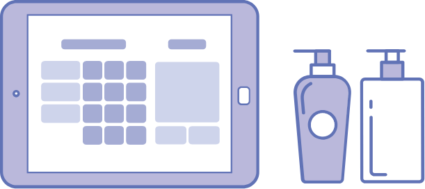 Specially customized POS for salons